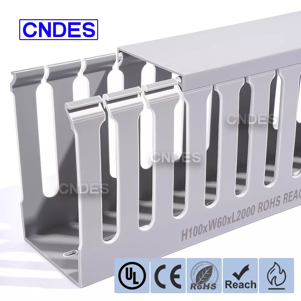 100×60 PVC-kanal för elpaneler