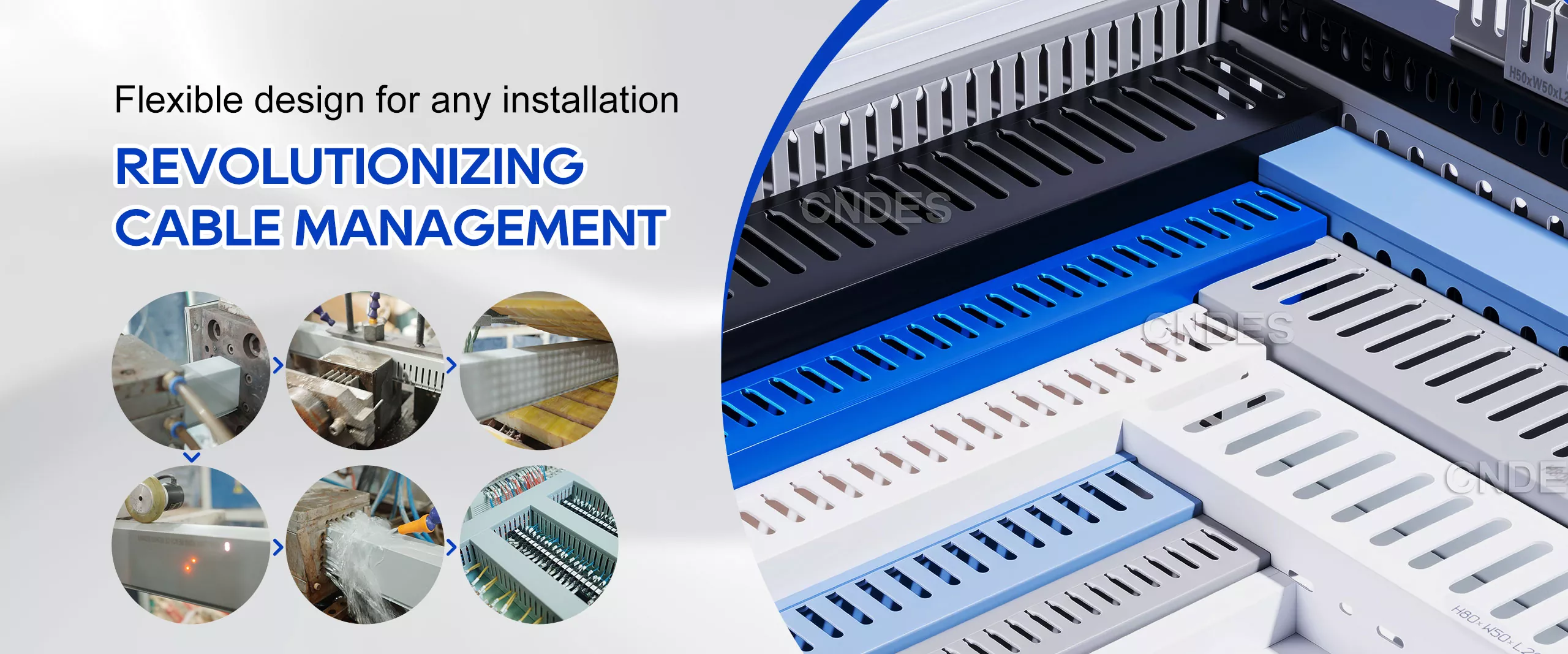 Kina PVC separata ledningskanaler Factory