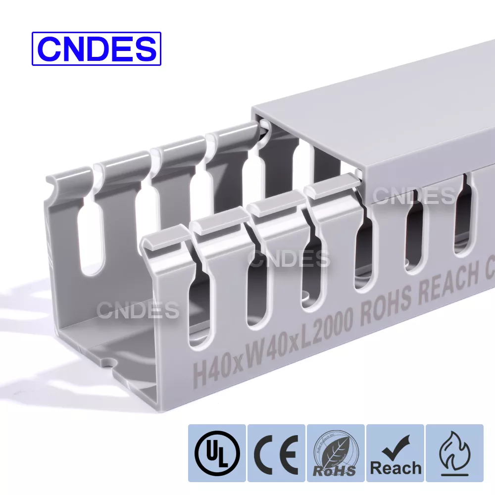 40×40 PVC-ledningskanal med lock